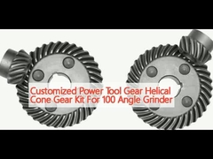angepasste Kraftwerkzeuge Helical Cone Gear Kit für 100 Winkel Schleifmaschine