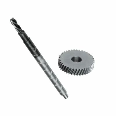 Zylinderrad mit Spiralbohrer-Schraubzahn für 10mm Bohrmaschine